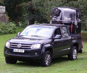 Zugfahrzeugtest auf Mit-Pferden-reisen.de: VW Amarok DC Trendline 2.0 TDI - Pickup in eleganter Größ