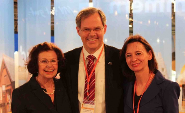 Jeanne, Rolf und Bettina Seelige-Steinhoff
