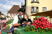 Das Radieschenfest in Hall in Tirol Das Radieschenfest in Hall in Tirol
