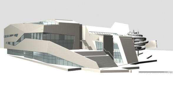 Rendering KärntenTherme Aussenansicht