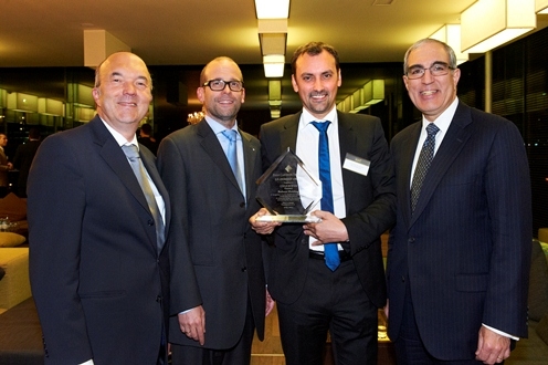 Robert Korp, Clemens Widhalm ( GF Dale Carnegie Austria), Stefan Rubner (CEO Rubner), Peter Handal (