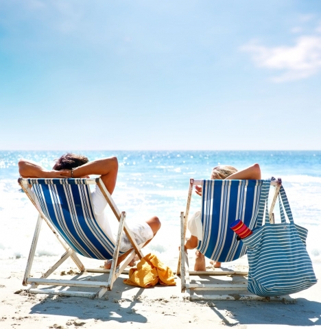 Relaxen am Strand: Spanien und Italien stehen auch 2012 an erster Stelle bei deutschen Urlaubern© Au