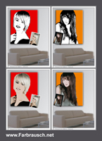 Farbrausch.net - Portraits im Retro- oder Pop-Art-Stil