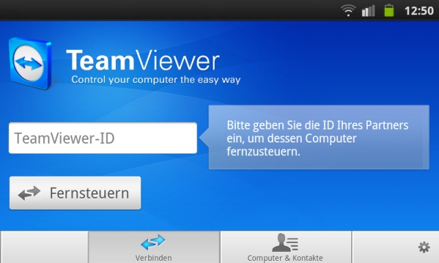Screenshot TeamViewer App (www.teamviewer.com) Screenshot TeamViewer App (www.teamviewer.com)