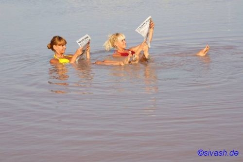 Westlicher Siwaschsee - ukrainische Alternative zum Toten Meer
