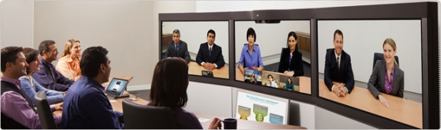 Videokonferenz mit der TX9000 Videokonferenz mit der TX9000