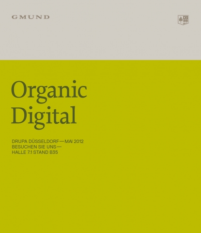 Gmund - Organic Digital auf der drupa 2012