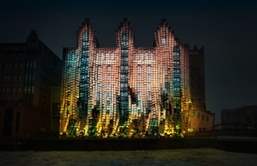 3D-Projektion Markos Kern, Maritime Museum Hamburg, 3D-Projektion Markos Kern, Maritime Museum Hamburg,
