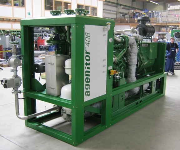 Kompakt-BHKW agenitor 406 der 2G Energietechnik