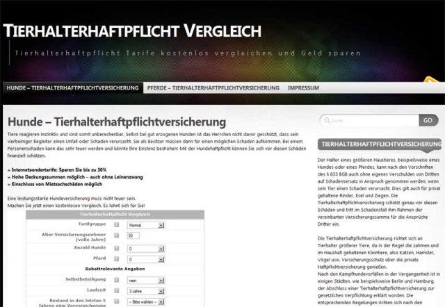Tierhalterhaftpflichtversicherung für Hunde&Pferdehalter Tierhalterhaftpflichtversicherung für Hunde&Pferdehalter