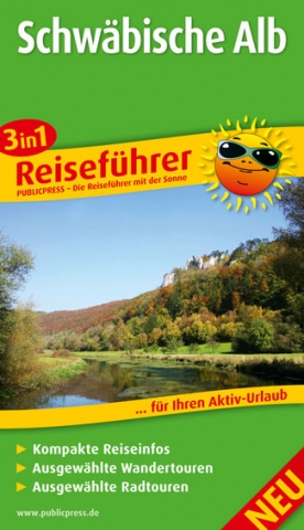Reiseführer Schwäbische Alb mit Wanderkarte / Radkarte