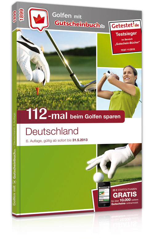 Golfen mit Gutscheinbuch Golfen mit Gutscheinbuch