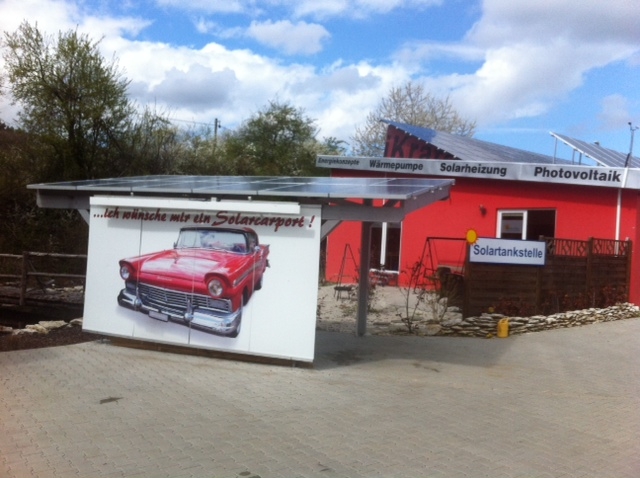 Solarcarport und Solartankstelle im Städtedreieck Nürnberg Fürth Erlangen Solarcarport und Solartankstelle im Städtedreieck Nürnberg Fürth Erlangen