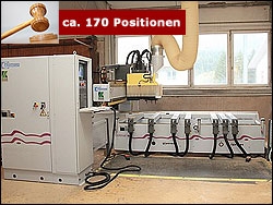 Komplette Küchen-Fertigung in Versteigerung Komplette Küchen-Fertigung in Versteigerung
