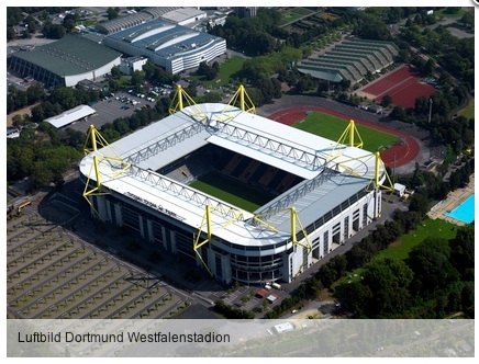 Luftbild Dortmund Westfalenstadion Stadion Signal Iduna Arena