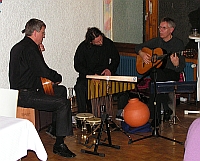 Das Trio Sonido Flamenco lieferte den musikalischen Rahmen zum Das Trio Sonido Flamenco lieferte den musikalischen Rahmen zum