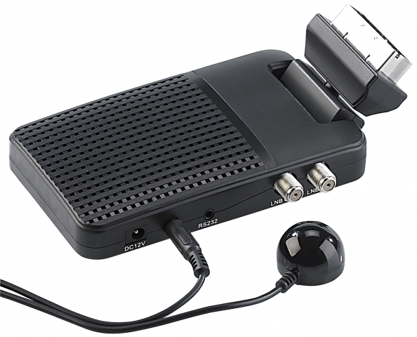 auvisio HD-Sat-Receiver&Mini-MediaCenter DVS-3310HD SCART/HDMI/DVBS2