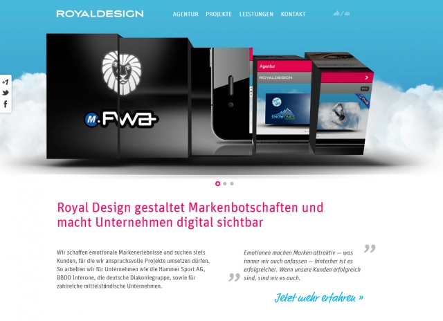 Die Internetagentur Royal Design aus Köln