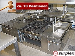Großküchen-Geräte&Gastro-Bedarf günstig ersteigern