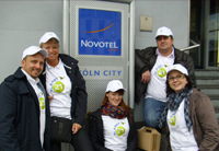Novotel Köln City räumte die Poller Wiesen auf