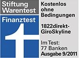 Vergleich.info; 1822direkt-GiroSkyline + 50 Euro