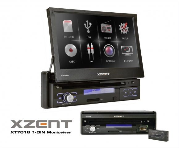 1-DIN Multimediasystem XT7016 von Xzent 1-DIN Multimediasystem XT7016 von Xzent