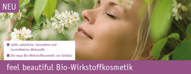 farfalla Bio-Wirkstoffkosmetik feel beautiful