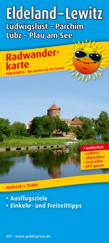Radwanderkarte Eldeland von Publicpress