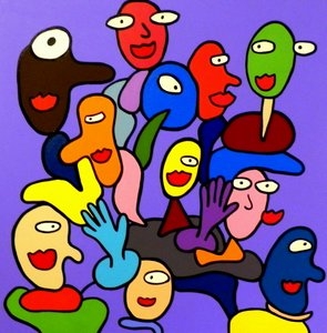 Grüssen, winken freundlich sein... es kann so einfach sein. Künstlerin Maike Günther