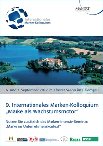 Programm-Cover 9. Internationales Marken-Kolloquium