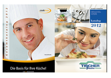 Tischer Gastro: Die neuen Kataloge Gastronomiebedarf Tischer24 und Küchentechnik von Cookmax sind da