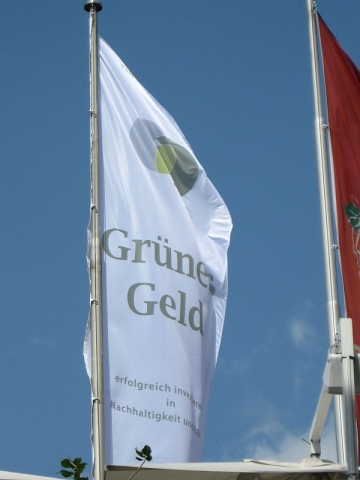 Messe Grünes Geld - Fahne Messe Grünes Geld - Fahne