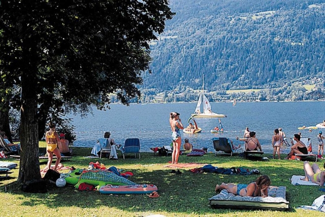 Badespaßam Ossiacher See in Kärnten Badespaßam Ossiacher See in Kärnten