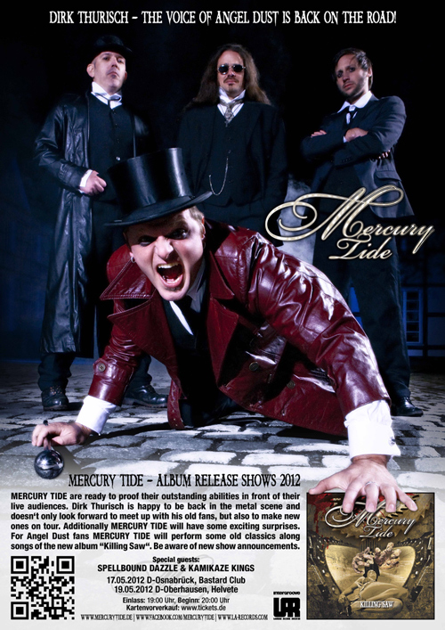 Mercury Tide Release Shows Plakat Mercury Tide Release Shows Plakat