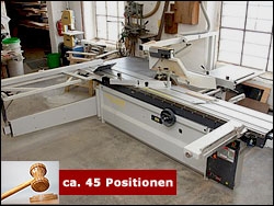 Gepflegte Holzbearbeitungsmaschinen günstig ersteigern