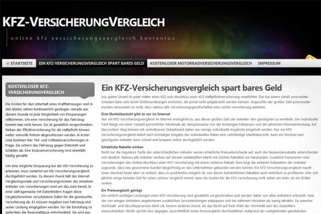 Auto und Motorradversicherung - durch kostenlosen Vergleich Auto und Motorradversicherung - durch kostenlosen Vergleich