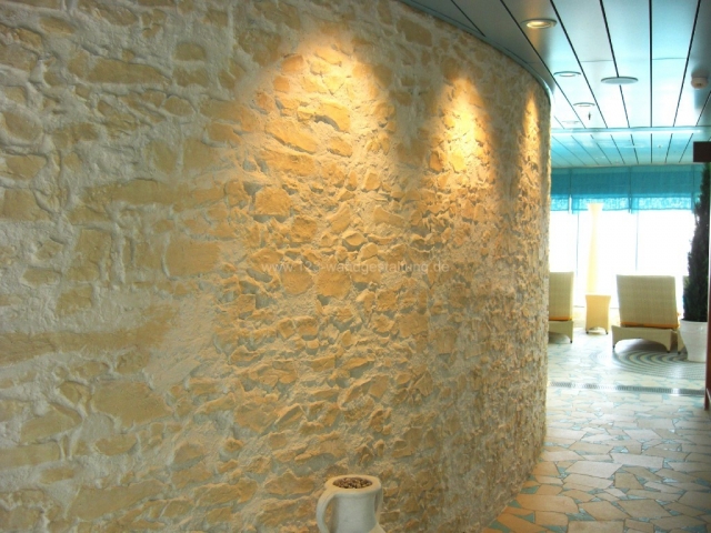 Wandverkleidung mit Kunststein Wandverkleidung mit Kunststein