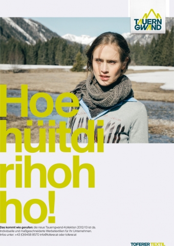 Die neue Tauerngwand-Kollektion der Firma Toferer Textil aus Eben.