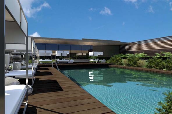 Meliá Dubai ? Dachterrassenpool Meliá Dubai ? Dachterrassenpool
