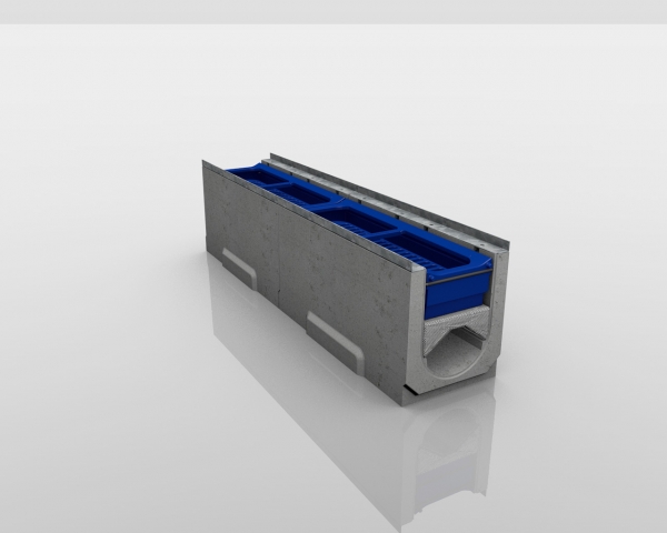 Neuheit von BIRCO auf der IFAT ENTSORGA 2012: die Filtrationsrinne BIRCOpur. Durch den modularen Auf