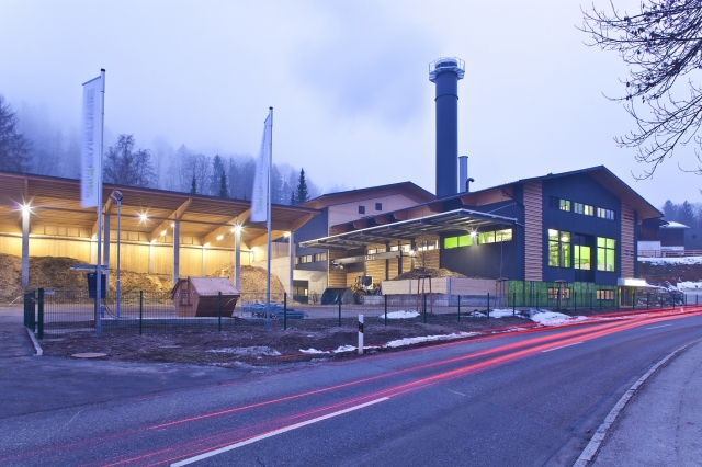 Das Biomasse Heizkraftwerk der Bioenergie Berchtesgaden. Das Biomasse Heizkraftwerk der Bioenergie Berchtesgaden.