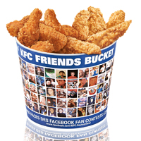Der KFC Friends Bucket