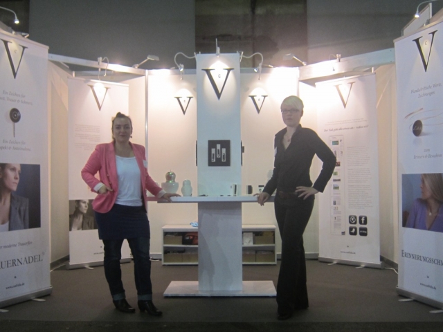 Das conVela-Team am Messestand