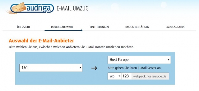 Host Europe bietet seinen Kunden als erster großer Hostingprovider einen E- Mail-Umzugsservice an. Host Europe bietet seinen Kunden als erster großer Hostingprovider einen E- Mail-Umzugsservice an.