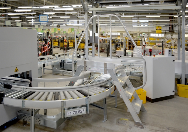 Effizient und sicher: Die Deutsche Post AG setzt in ihren Briefverteilzentren aufÜberstiege der Günz