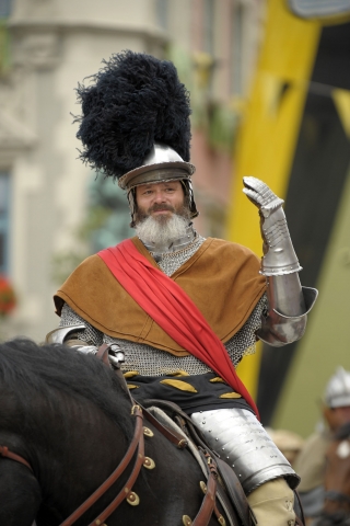 Georg von Frundsberg beim Festumzug Georg von Frundsberg beim Festumzug