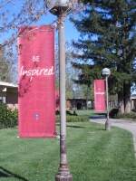 Be inspired – eine Aufforderung an die Schüler einer amerikanischen Privatschule.© ec.se GmbH