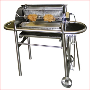 Multi-Kulti Plus Grillwagen aus Edelstahl Multi-Kulti Plus Grillwagen aus Edelstahl