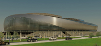 Für die Außenhülle des Astana-Stadions wurde von Akotherm ein Fassadensystem neu entwickelt.