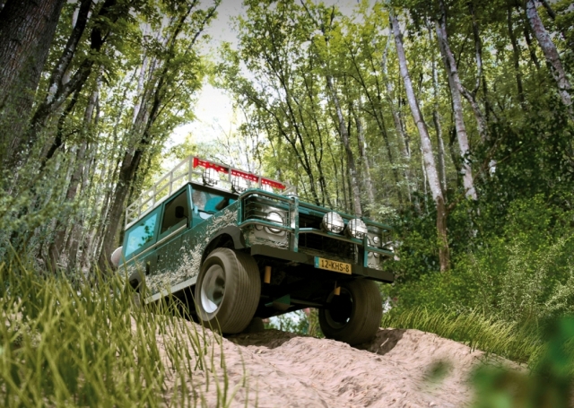 Raue Strecke im Offroadpark Raue Strecke im Offroadpark